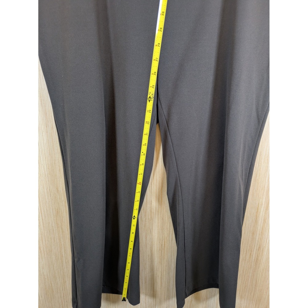 Lane Bryant Brown Pull On Dress Pants Womens 22/24 Petite Plus Size Stretch - Picture 4 of 6